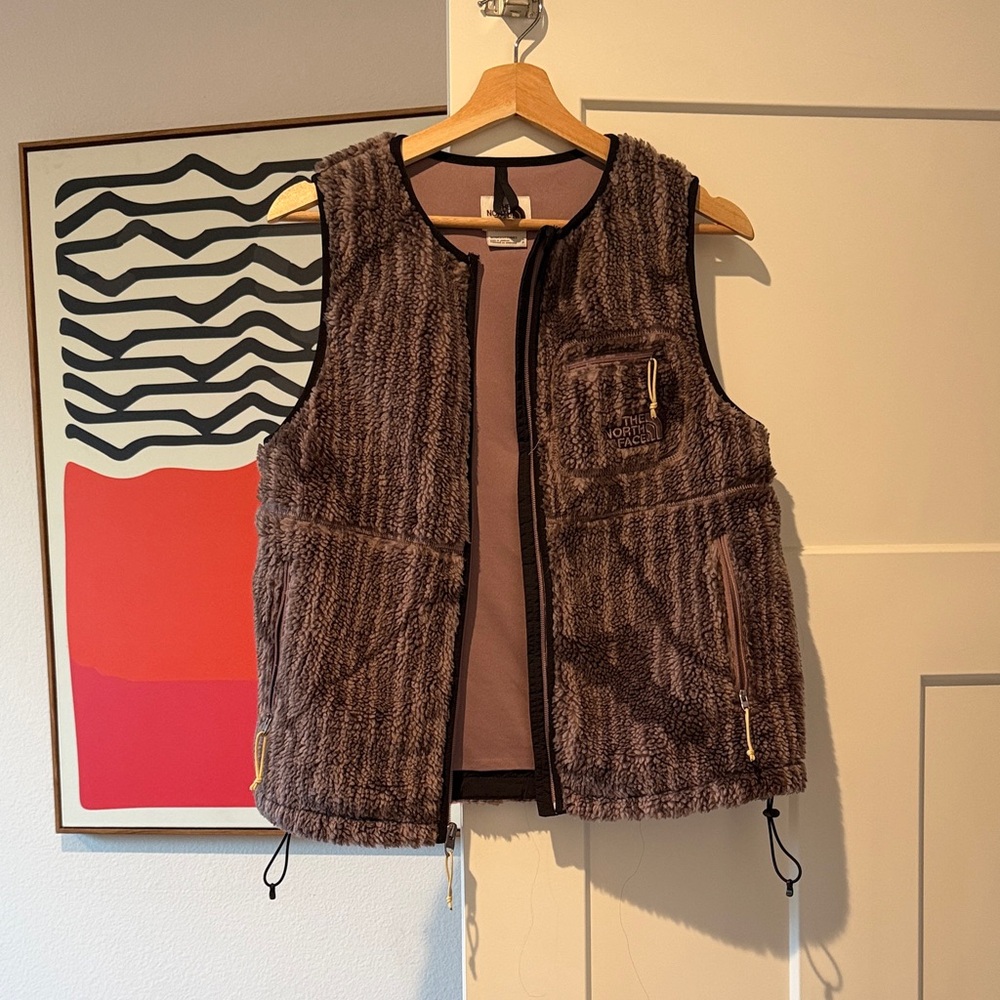 The North Face Brown Fleece Vest